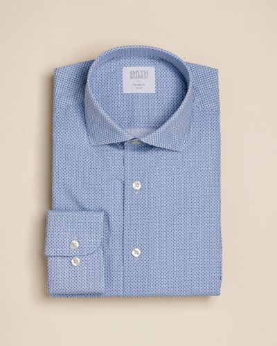 Tailored Fit Diamond Print Shirt