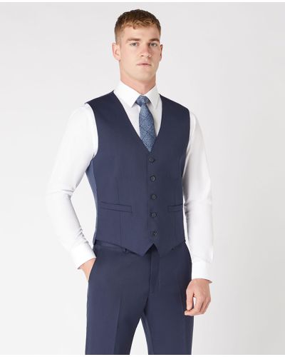 Palucci Tapered Fit Wool-Blend Stretch Mix and Match Waistcoat
