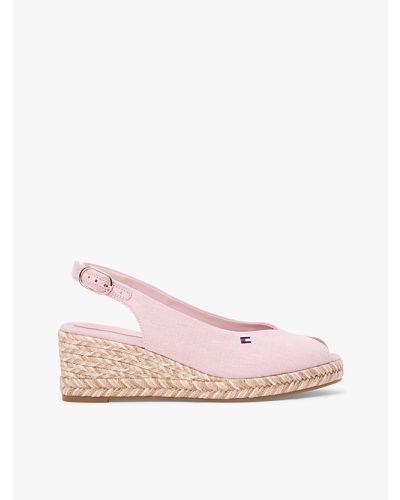 Hemp Slingback Wedge Espadrilles
