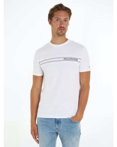 Hilfiger Monotype Logo Stripe Lounge T-Shirt