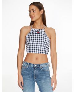 Gingham Strappy Top