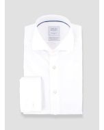 S.W.E. Non Iron Plain Poplin Double Cuff Contemporary Fit Shirt