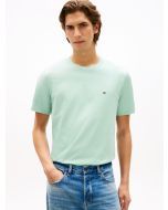 Flag Embroidery Jersey Crew Neck T-Shirt