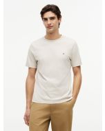 Flag Embroidery Jersey Crew Neck T-Shirt
