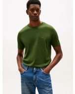 Flag Embroidery Crew Neck T-Shirt